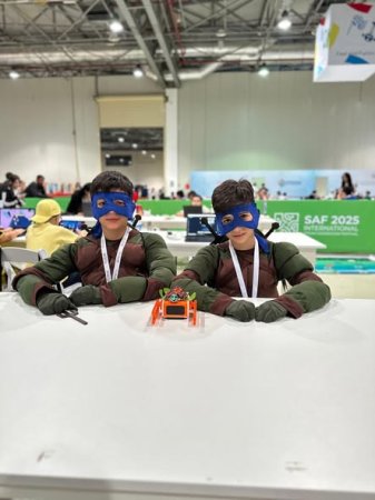 Sumqayıt şəhər İstedad Liseyinin STEAM Mərkəzinin komandaları SAF-25-də yüksək nəticə göstəriblər