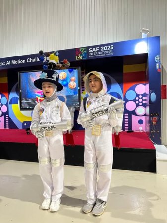 Sumqayıt şəhər İstedad Liseyinin STEAM Mərkəzinin komandaları SAF-25-də yüksək nəticə göstəriblər