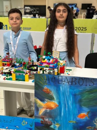 Sumqayıt şəhər İstedad Liseyinin STEAM Mərkəzinin komandaları SAF-25-də yüksək nəticə göstəriblər