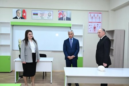 Ucar şəhəri 2 nömrəli tam orta ümumtəhsil məktəbin yeni binası istifadəyə verilib