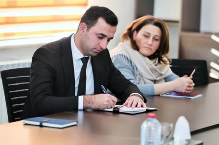 Bir qrup coğrafiya müəllimləri ilə görüş keçirilmişdir