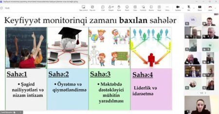 İdarə müdirinin müavini məktəb direktorları ilə görüş keçirib