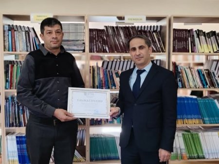 İdarə müdiri “Əlaçı” televiziya layihəsinin final mərhələsinin qalibi ilə görüşüb