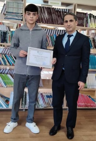 İdarə müdiri “Əlaçı” televiziya layihəsinin final mərhələsinin qalibi ilə görüşüb