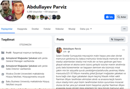 “Ştutqart” necə "Şassi olub?- Nəriman Əliyev 30 milyonluq biznesi ələ keçirib -İDDİA