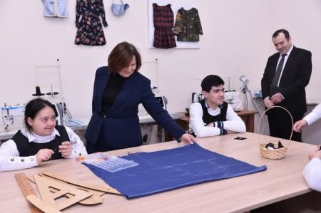 Ölkə üzrə ilk dəfə Bakı şəhəri 11 nömrəli xüsusi ümumtəhsil məktəbində peşə təmayüllü sinif təşkil edilib