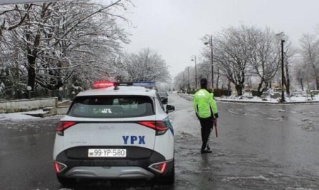 Yol polisindən sürücülərə xəbərdarlıq