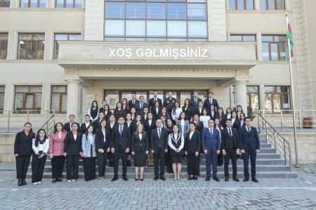 Nazir Mərkəzi Aran regionu üzrə gənc pedaqoji heyətlə görüşdü - FOTOLAR