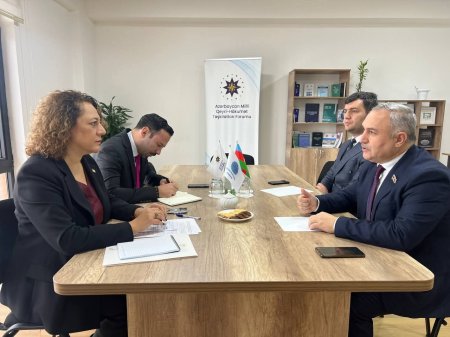 Baş katib Azər Allahverənov Şimali Kipr Türk Respublikasının səfiri ilə görüşüb