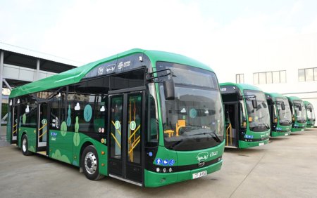 Bakıda daha bir marşrut üzrə avtobuslar yeniləndi