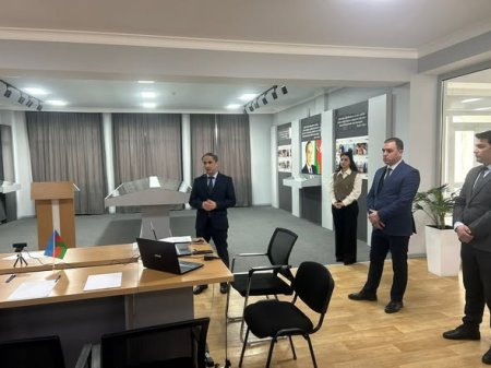 “Ən yaxşı təqdimat müsabiqəsi” üzrə qeydiyyatdan keçmiş şagirdlərin hazırlıq səviyyəsinin yoxlanılması məqsədilə təqdimat dinləmələri keçirilmişdir