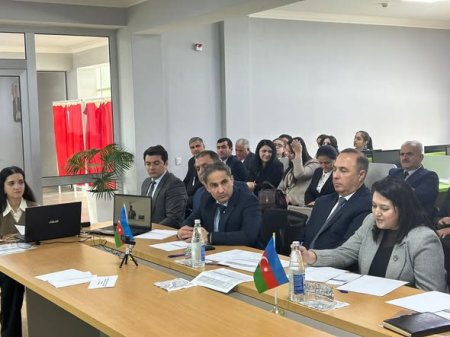 “Ən yaxşı təqdimat müsabiqəsi” üzrə qeydiyyatdan keçmiş şagirdlərin hazırlıq səviyyəsinin yoxlanılması məqsədilə təqdimat dinləmələri keçirilmişdir