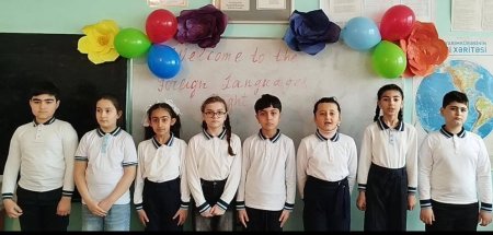 Goranboy şəhər 2 nömrəli tam orta ümumtəhsil məktəbində “Xarici dili gecəsi”  fənn tədbiri keçirilib