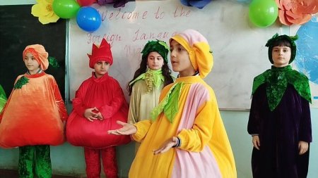 Goranboy şəhər 2 nömrəli tam orta ümumtəhsil məktəbində “Xarici dili gecəsi”  fənn tədbiri keçirilib