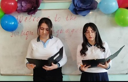Goranboy şəhər 2 nömrəli tam orta ümumtəhsil məktəbində “Xarici dili gecəsi”  fənn tədbiri keçirilib