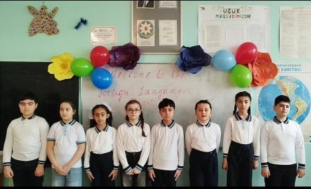 Goranboy şəhər 2 nömrəli tam orta ümumtəhsil məktəbində “Xarici dili gecəsi”  fənn tədbiri keçirilib