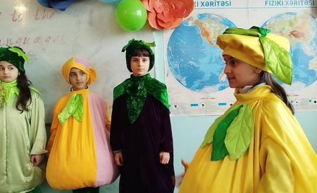 Goranboy şəhər 2 nömrəli tam orta ümumtəhsil məktəbində “Xarici dili gecəsi”  fənn tədbiri keçirilib