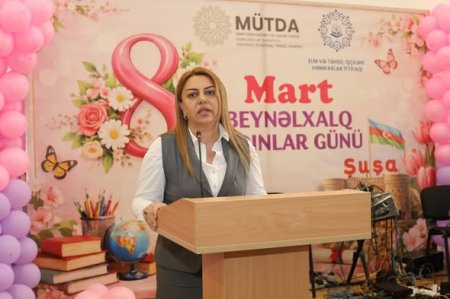 Ağdam şəhər 1 nömrəli tam orta məktəbdə 8 Mart – Beynəlxalq Qadınlar Günü münasibətilə tədbir keçirilib