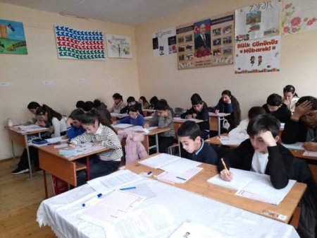 Lütfi Zadə adına riyaziyyat-məntiq olimpiadası və Məktəblilərarası fənn müsabiqələrinin rayon mərhələsi keçirilib