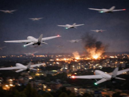 Rusiya səmasında gecə hücumu: 155 dron vuruldu