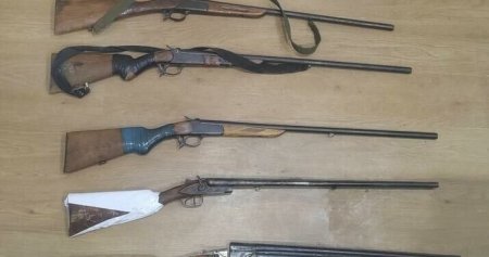 Qanunsuz saxlanılan 3 tapança və 5 tüfəng aşkarlandı