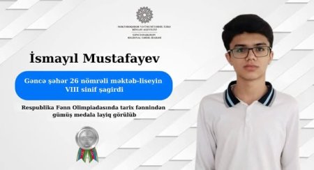 Respublika Fənn Olimpiadalarına hazırlıq mərkəzindən yüksək nəticə