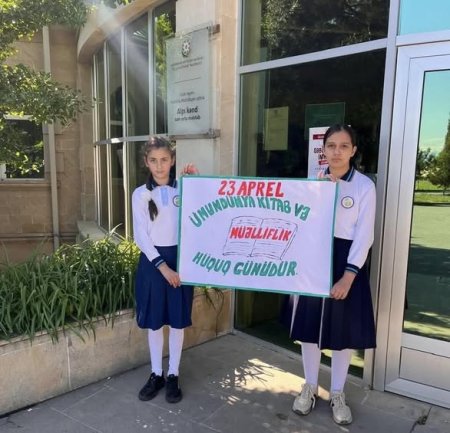 23 Aprel – Ümumdünya Kitab və Müəlliflik Hüququ Günüdür