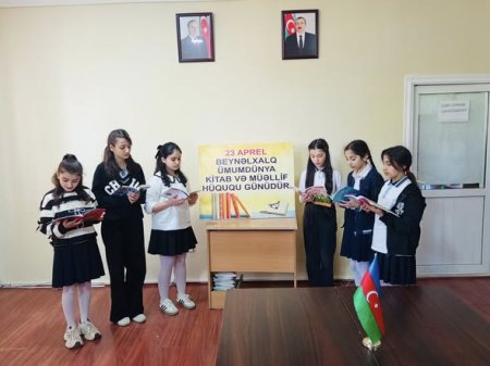 23 Aprel – Ümumdünya Kitab və Müəlliflik Hüququ Günüdür