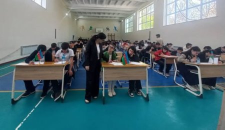 Dağlıq Şirvan Regional Təhsil İdarəsi üzrə “Əlaçı” intellektual oyununun seçim turu keçirilib