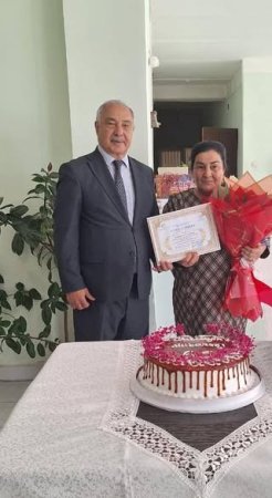 Heydərova Akifə Sabir qızının çalışmanın son yaş həddi 65 yubiley yaşının tamam olması münasibətilə tədbir keçirildi