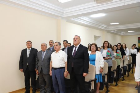 Bitki Mühafizə və Texniki Bitkilər Elmi-Tədqiqat İnstitutunda 28 May – Müstəqillik Gününə həsr olunmuş rəsmi tədbir keçirilib