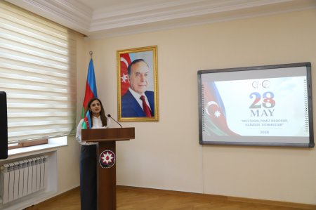 Bitki Mühafizə və Texniki Bitkilər Elmi-Tədqiqat İnstitutunda 28 May – Müstəqillik Gününə həsr olunmuş rəsmi tədbir keçirilib