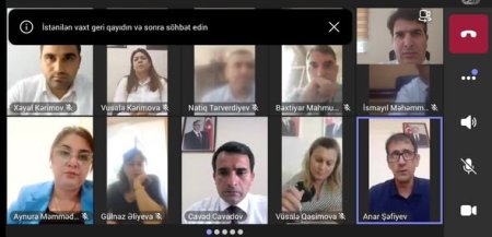 IV və VI sinif şagirdləri üçün təşkil olunacaq monitorinqlərdə imtahan rəhbəri olacaq əməkdaşlarla onlayn görüş keçirib