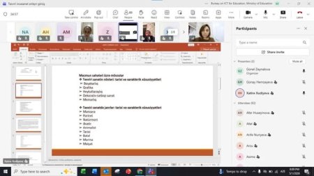 Təsviri incəsənət müəllimləri ilə metodiki görüş keçirilib