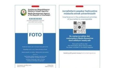 Jurnalist vəsiqəsi ilə bağlı bu ödəniş ləğv edilir