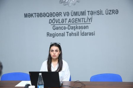 Gəncə-Daşkəsən Regional Təhsil İdarəsinin Mərkəzləşdirilmiş mühasibatlığının Təsərrüfat istismar qrupunun rəhbəri vəzifəsinə işə qəbul müsabiqəsinin müsahibə mərhələsi keçirilib