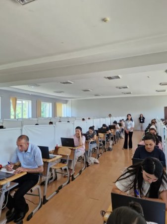 Müəllimlərin işə qəbulu üzrə müsabiqənin test imtahanı mərhələsinə başlanılıb