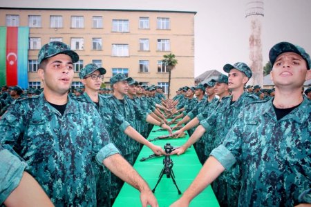DSX-də gənc əsgərlərin andiçmə mərasimi keçirildi