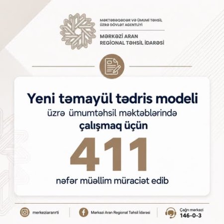 Yeni təmayül tədris modelinə doğru növbəti mərhələ də tamamlandı!