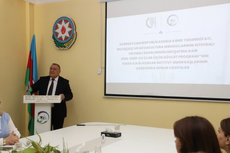 Bitki Mühafizə və Texniki Bitkilər ETİ-də Dövlət Proqramından irəli gələn  vəzifələr müzakirə olunub